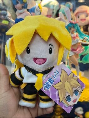 Kaganine len Plush Character Toy - Yellow Hair Soft Doll